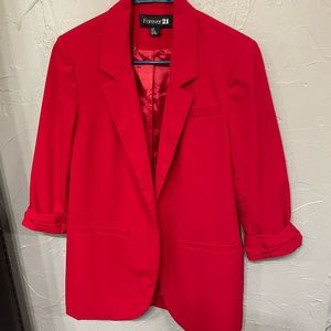 Red blazer